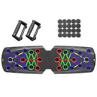 Portable Multifunctional Push-Up Board - Fitness and Muscle Training Device Home Workout Set Foldable Push Up Bar)