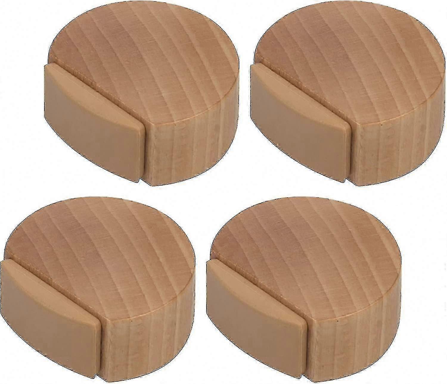 Beech Wood Self-Adhesive Door Stops