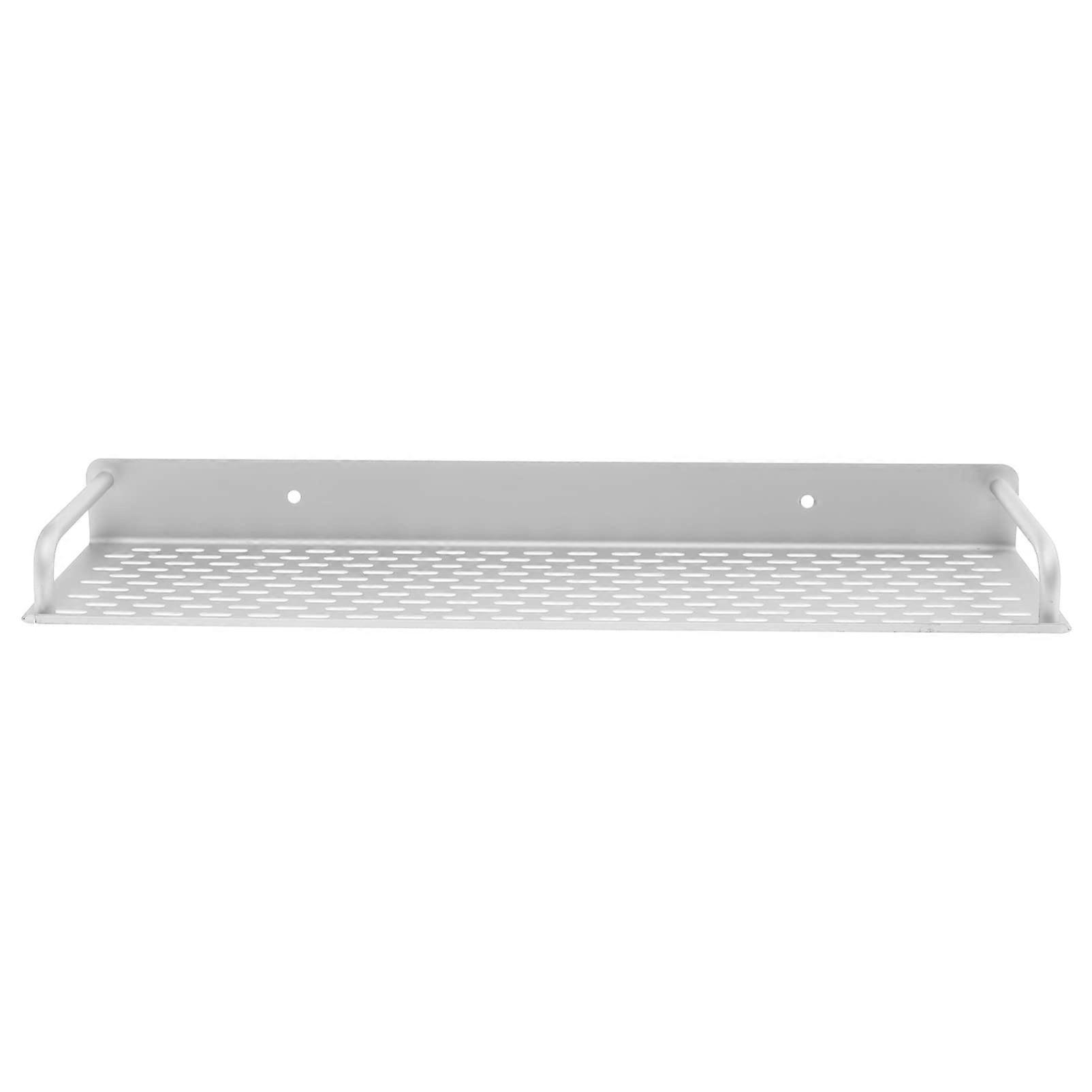 Rustproof Shower Shelf Wall Mounted Storage Rack with QuickDry Draining Design for Small Bathrooms