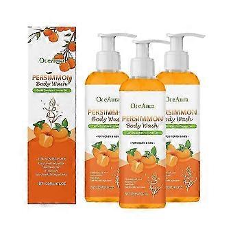 1-3x Persimmon Body Wash for Body Odor Control, Purifying Deodorizing, Eliminating Body Odor Underarms_cjz