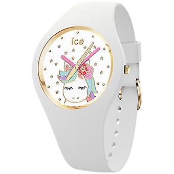 Ice Fantasy Quartz Analog Woman Watch with Silicone Bracelet IC016721