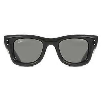 Ray-Ban RB4940B Wayfarer Puffer 686487 Vollrand-Sonnenbrille Schwarz und Strass Unisex Wayfarer UV3 Original