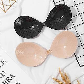 Sexy Sujetador Women/s bra Invisible Push Up Self-Adhesive Silicone Seamless Front Closure Sticky Backless Strapless