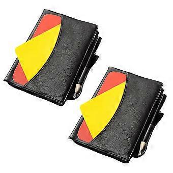 Professional Referee Kit with Standard Referee Cards and Wallet 2Sets