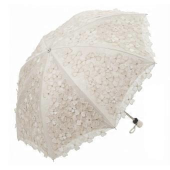 Lace Parasol Decorative Foldable Parasol Elegant Lace Umbrella for Bride,