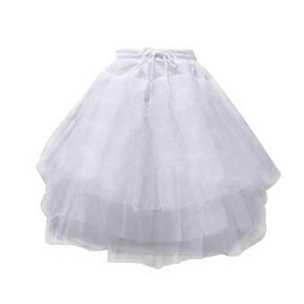 Fashion Lolita Petticoat Short Without hoop Underskirt Crinoline White Cosplay Crinoline Skirt Women Girls