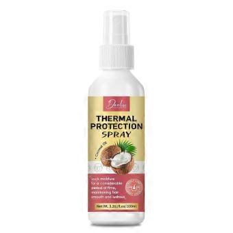 Coconut Heat Protection Spray - Thermal Protector for Hair, Travel Size, Paraben & Dye Free Treatment - Deep Conditioner Repair Treatment