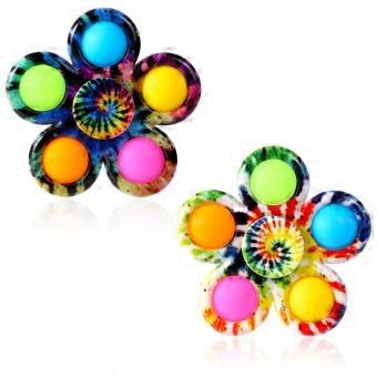 Fidget Spinners Pop for Kids 2 Pack, Sensory Fidget Toys for Children with ADHD Autism, Classroom Prizes
