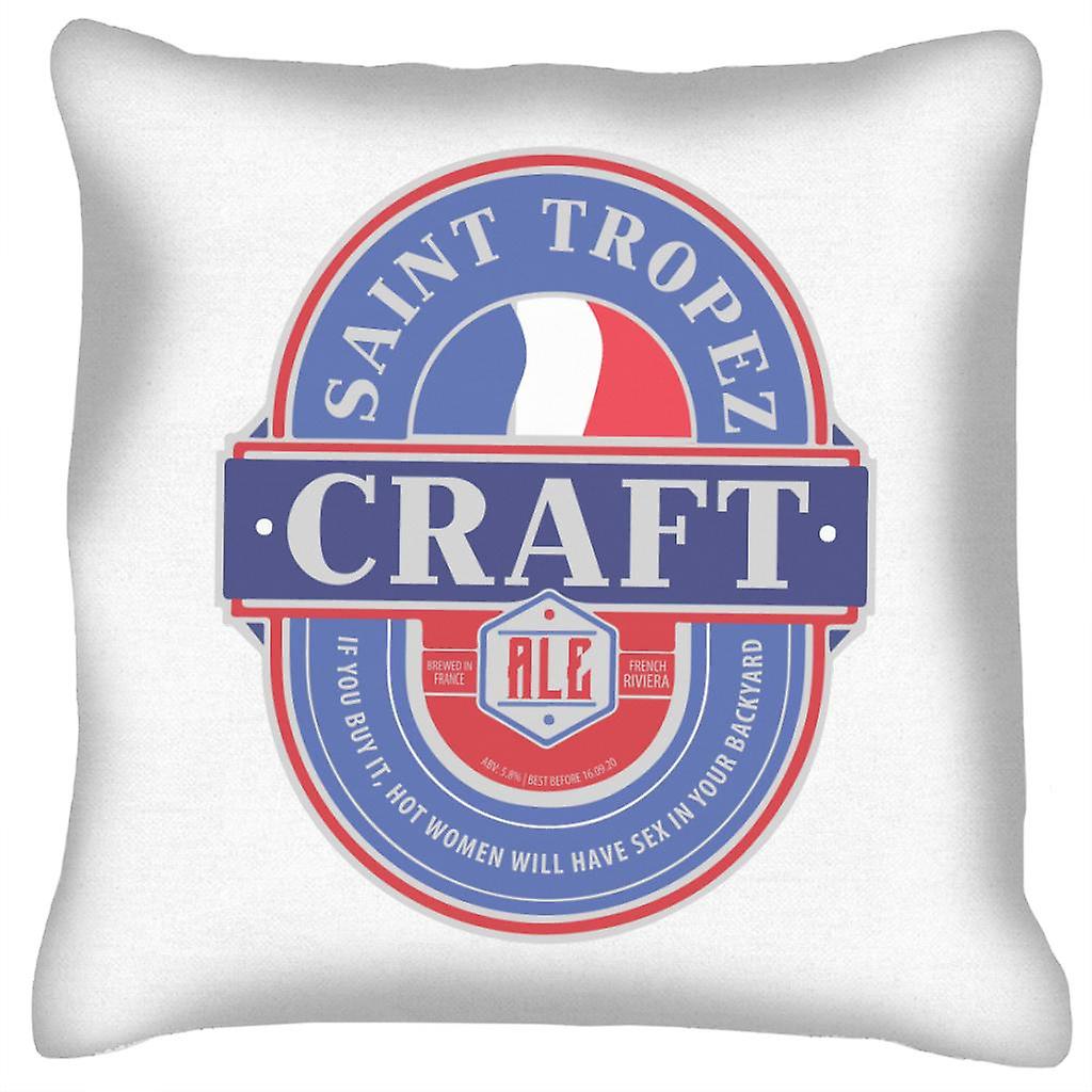 Saint Tropez Craft Ale Cushion