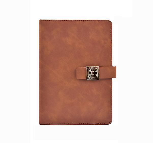 Pxcl A5/b5 Notebook Retro Window Grille Button Office Notebook Thickened Student Diary