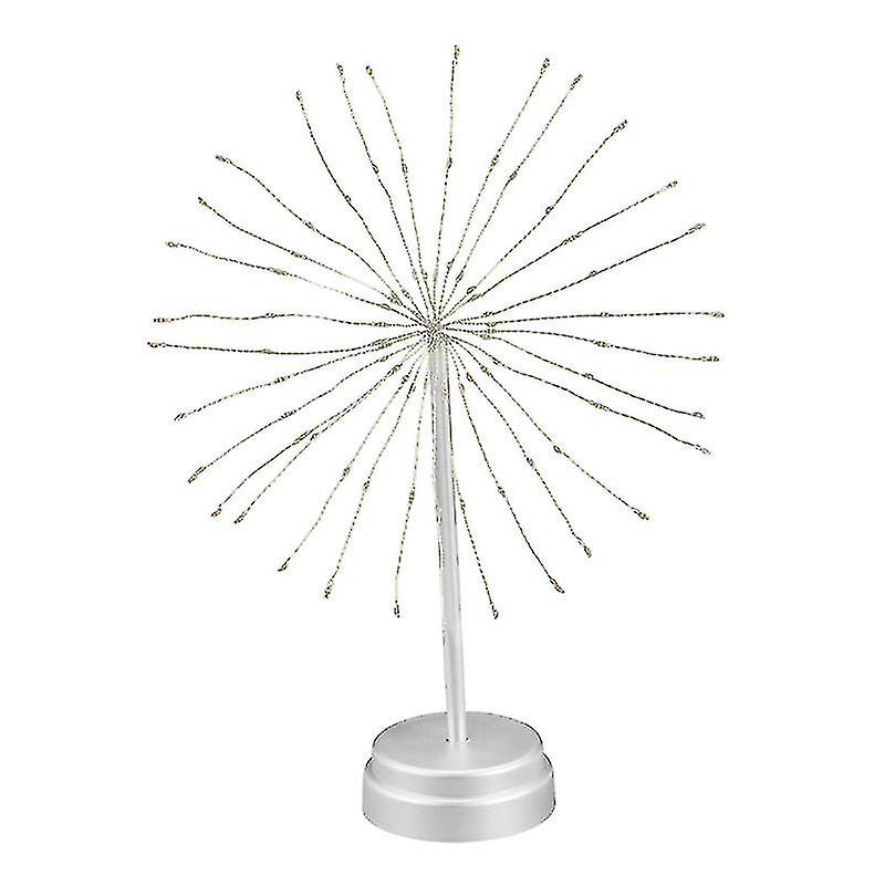 Warm White Light Mini Led 96 Beads Copper Line Fireworks Shape Night Light bd