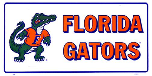 Florida Gators TARGA MASCOTTE NCAA