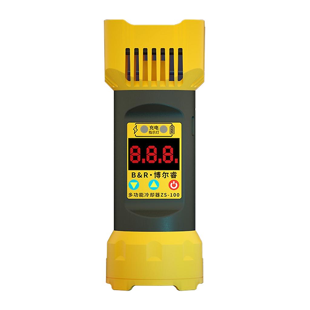 ZS-100 Dual-function UV Light Curing Cooling Fan UV Flashlight High Power