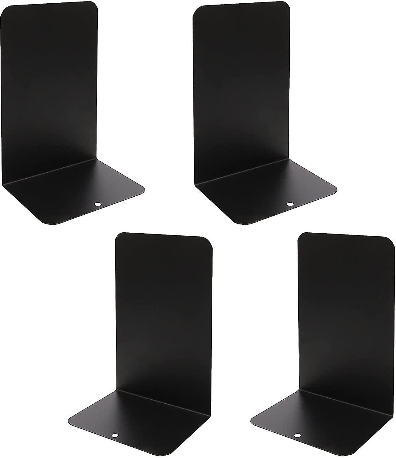 4 Pack 8 Inch L Shape Metal Bookends For Shelves
