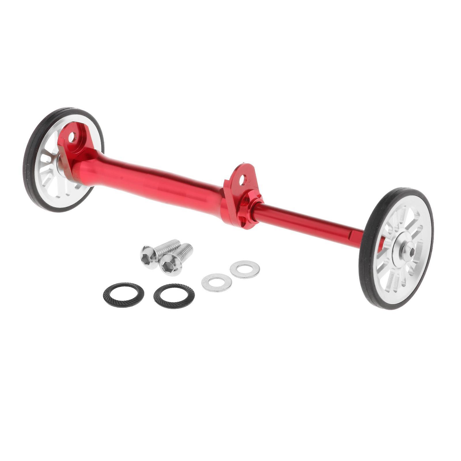 Folding Bikes Easy Wheels Extension Rod with Spacers Red silver