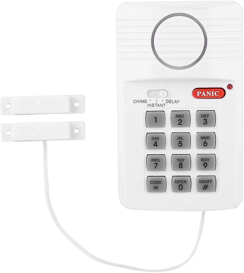 Door Alarm System,3 Settings Security Keypad With Panic Button For Home Office