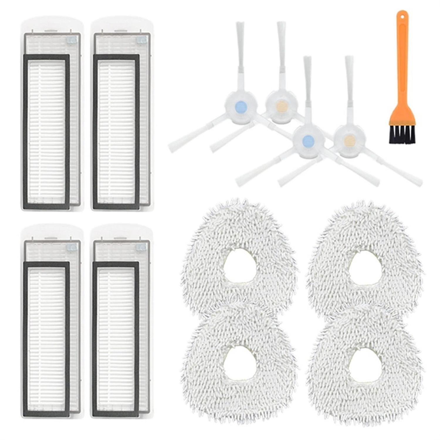 Side Brush Filter and Mop Cloth Replacement Accessories Compatible with Narwal T10 Narwal T10