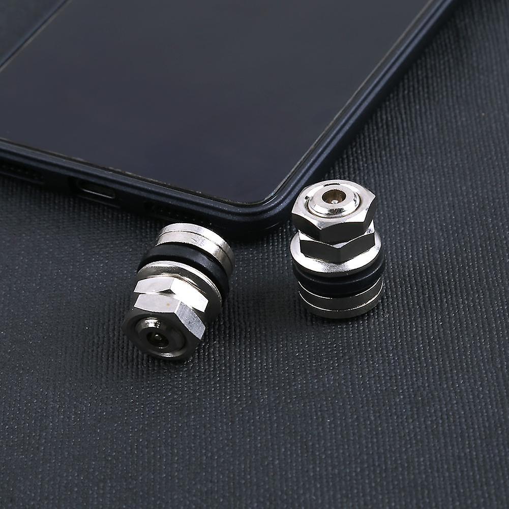 4pcs Stealth Flush Mount Car Wheel Tyre Hidden Valve Stems+cap Set
