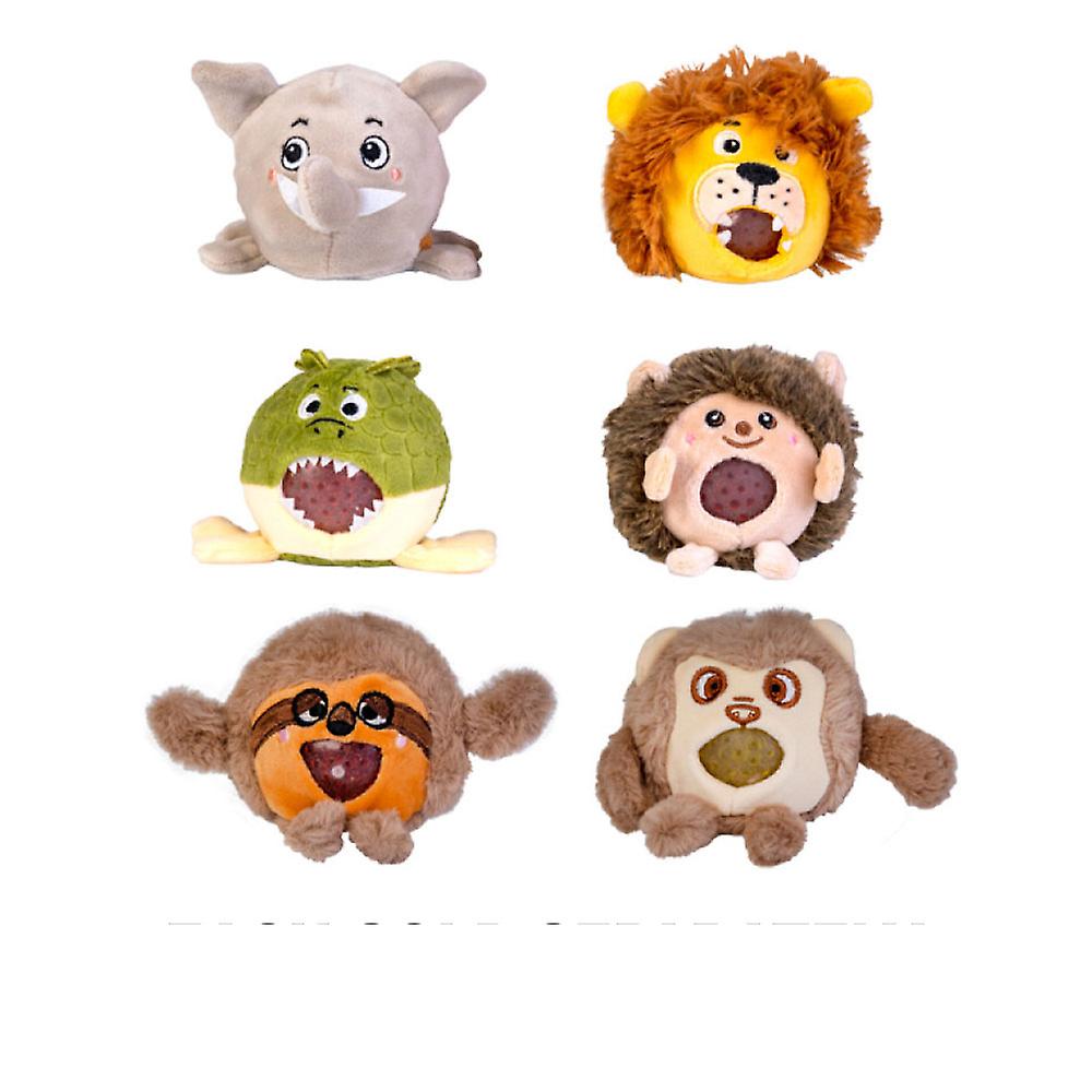 WILD ANIMALS Collectible Plush Ball Jellies Soft & Fuzzy Plush Toy (1pc Random)