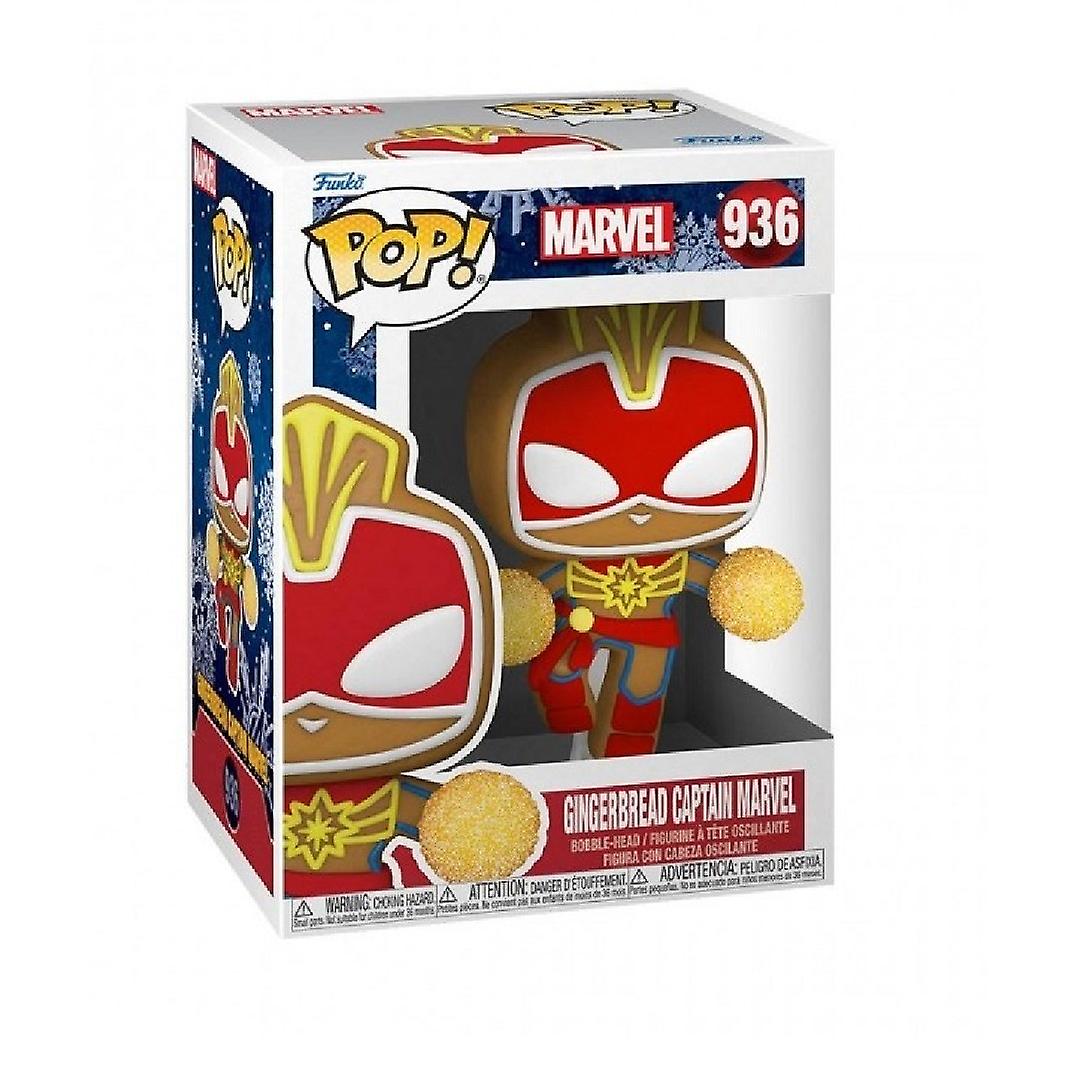 Funko POP! Vinyl: Marvel: Holiday - Pepparkakor Captain Marvel