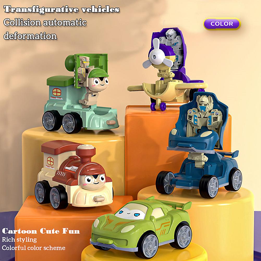 360° Rotation Transforming Car Toy for Children Parent-Child ...