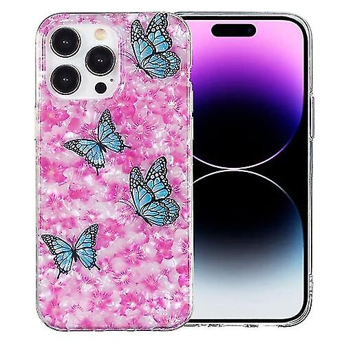 For Iphone 14 Pro Max Imd Shell Pattern Tpu Phone Case