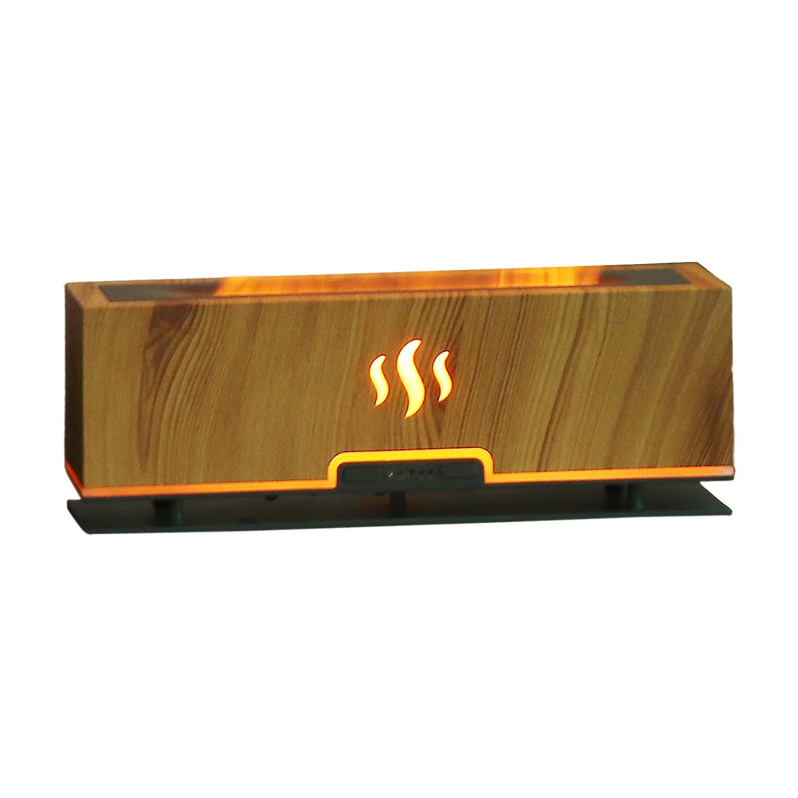 3D of Flame Diffuser Silent Essential Oil Diffuse for Drawing Room Travel Hotel White