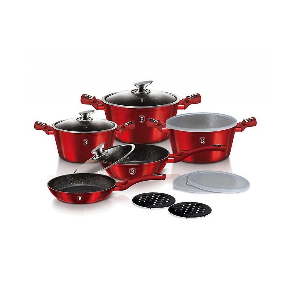 Berlinger Haus cookware set Burgundy 29668