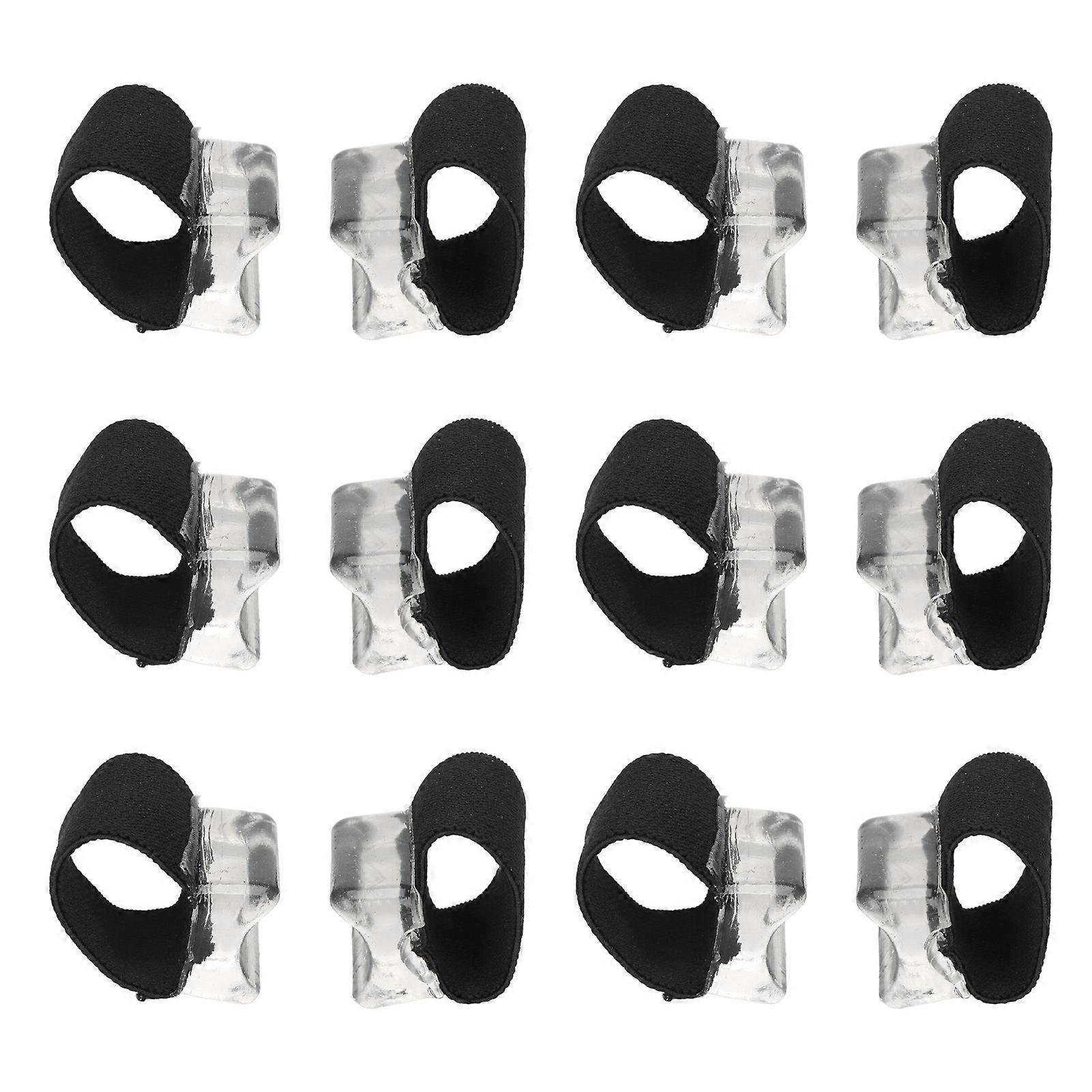6 Pairs Toe Separators, Soft Flexible Overlapping Bunion Correctors for Men and Women, Size L