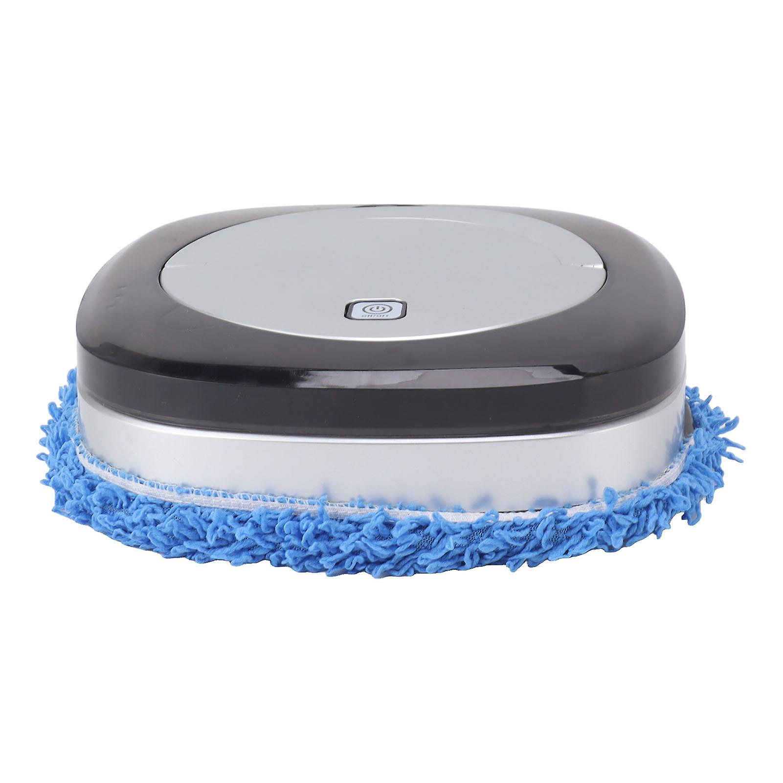 Automatic Floor Mopping Robot Mopping Robot with Water Tank Vacuum and Mop Cleaning Robot Silver 