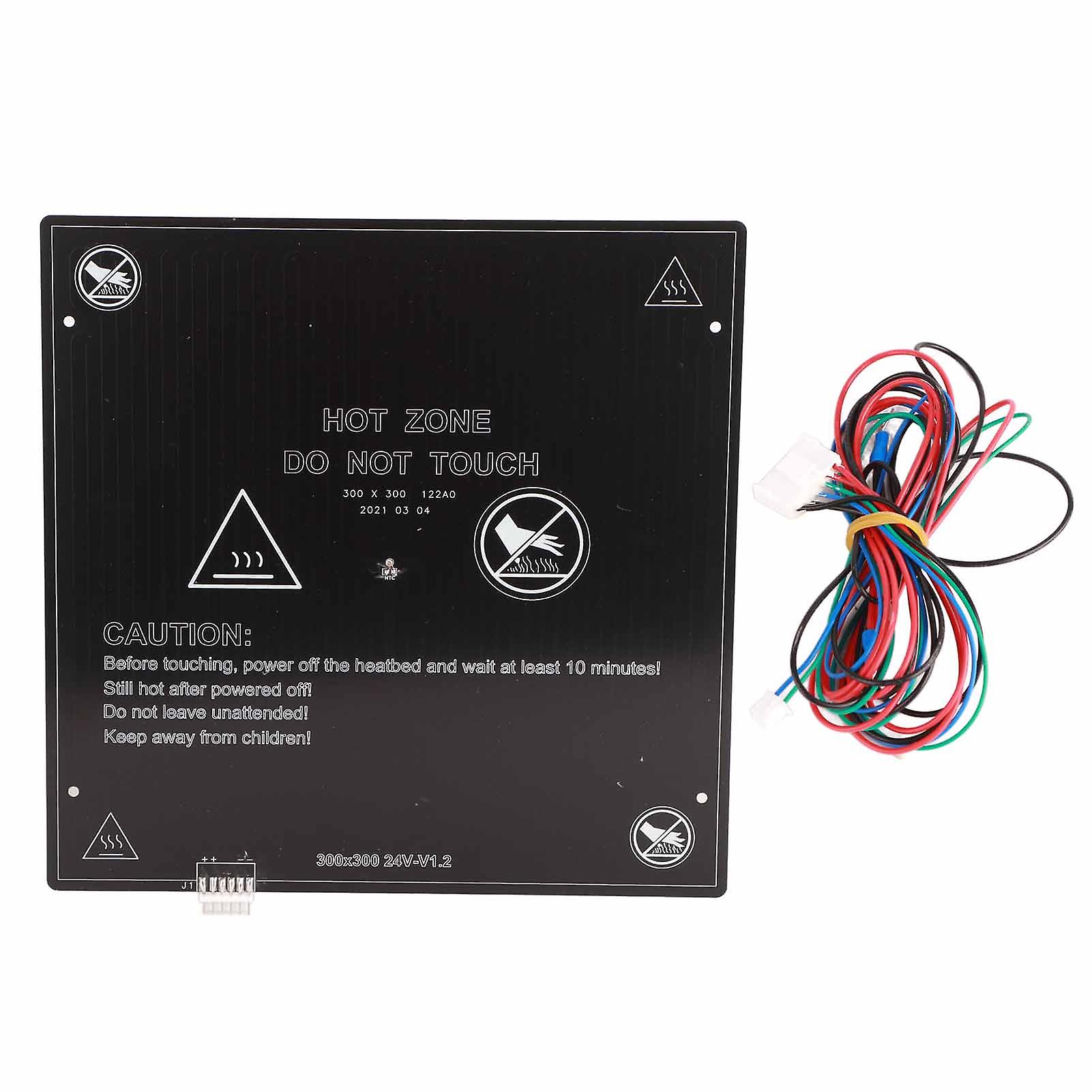 Piattaforma di riscaldamento per stampante 3D con piastra in alluminio e processo di placcatura in oro per stampante 3D ANET 24 V