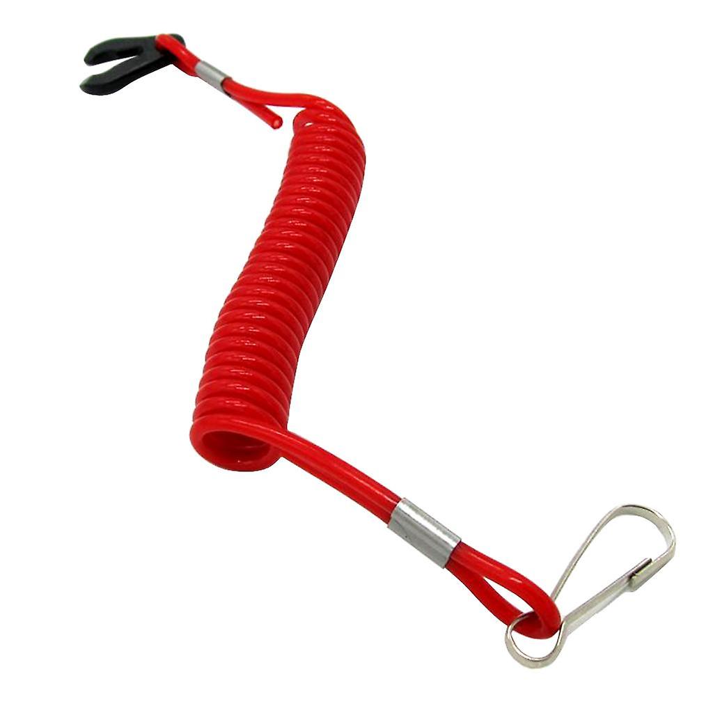 Boat Outboard Engine Kill Stop Switch Safety Tether Cord Lanyard for Yamaha