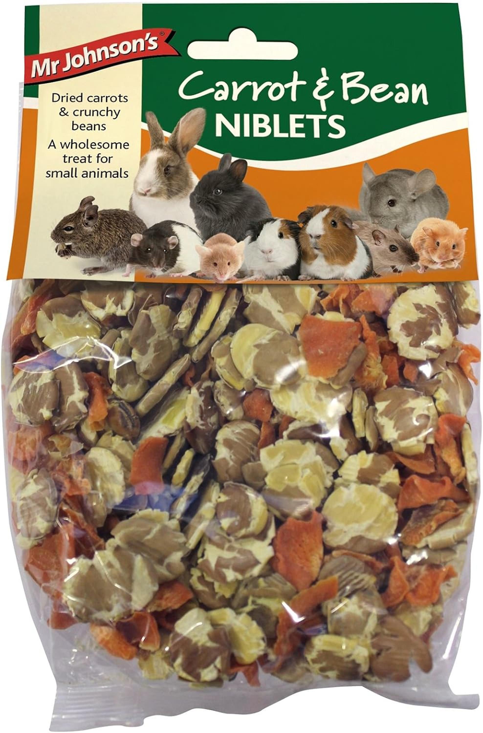 Mr Johnsons Carrot Niblets Small Animal Treats 6 x 80g