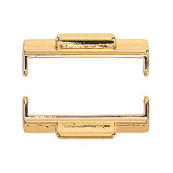 Conector de correa de reloj de 2 piezas Pieza de accesorio de conector de correa de reloj de metal de 22 mm para FIT 2 Gold