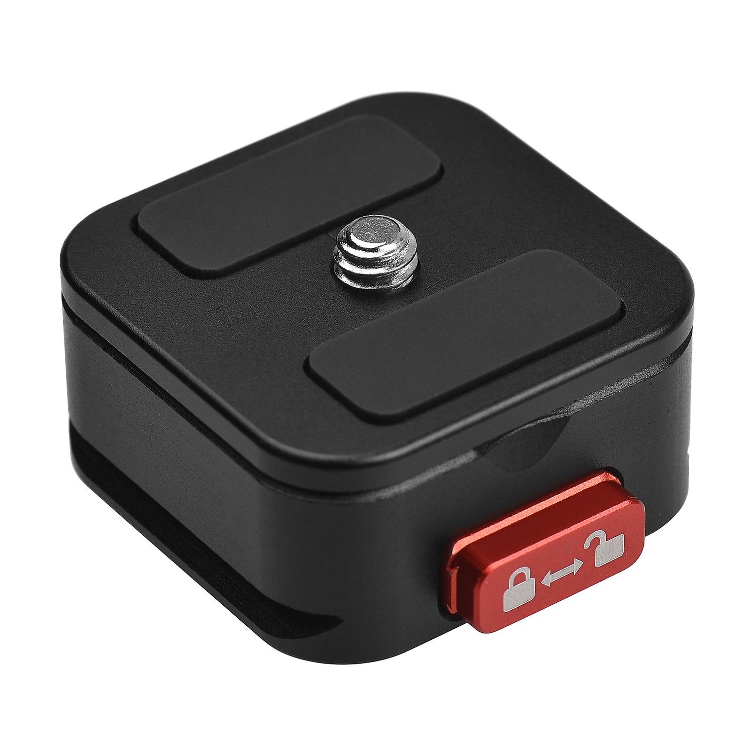 Aluminum Alloy Quick Release Plate Tripod QR Plate Camera Mount Adapter Quick Setup with 1/4 Inch Sc