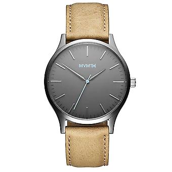 40series Men's Analog Quartz Watch with Cowhide Bracelet MT01-GML