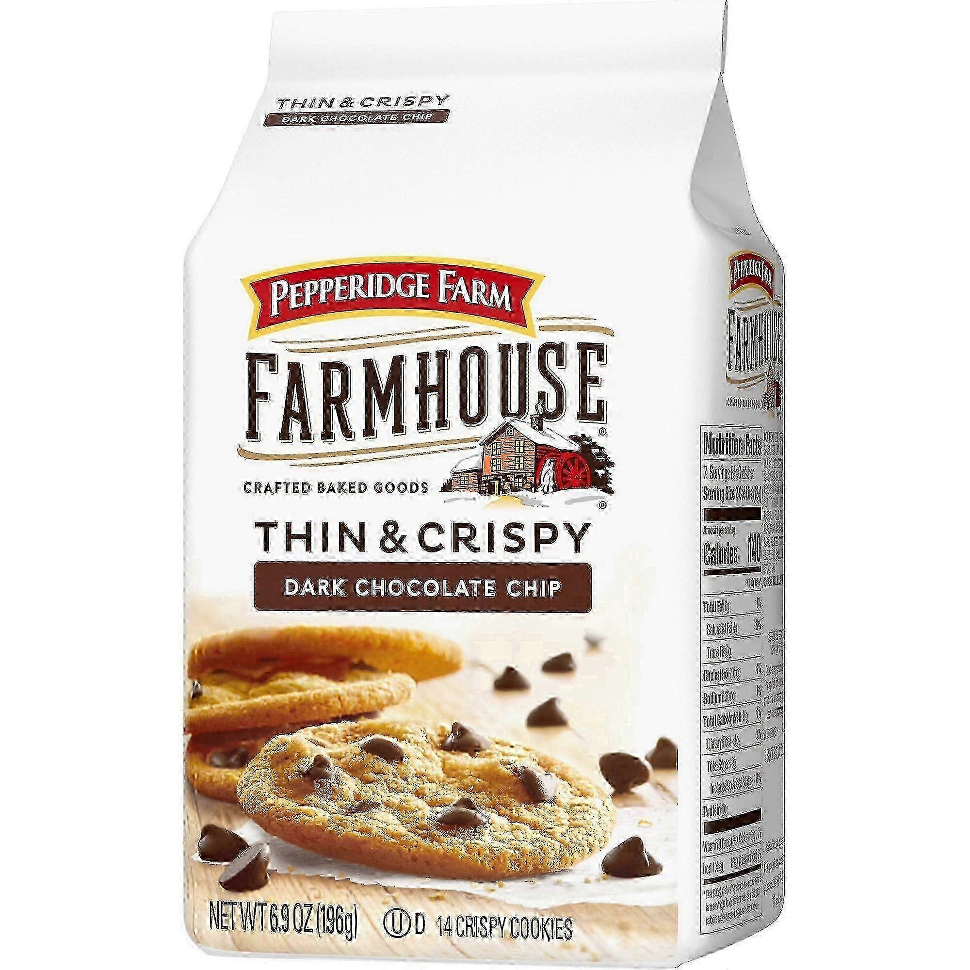 Pepperidge Farm 农舍薄脆黑巧克力饼干,6.9盎司