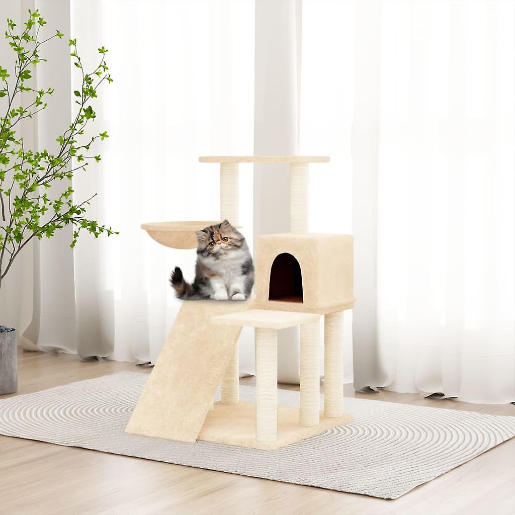 Scratching Post with Sisal Scratching Posts Cream 82 cm