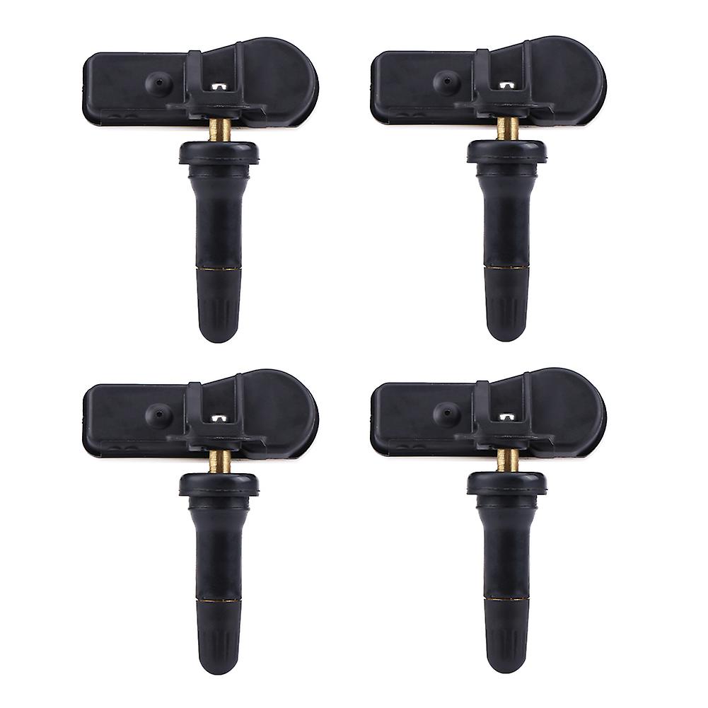 Tyre Pressure Monitoring Sensors TPMS Accurate Durable Reliable Easy Installation Compact Design Black Rubber 4 Pieces for Modern Tucson Sonata 9th Ge