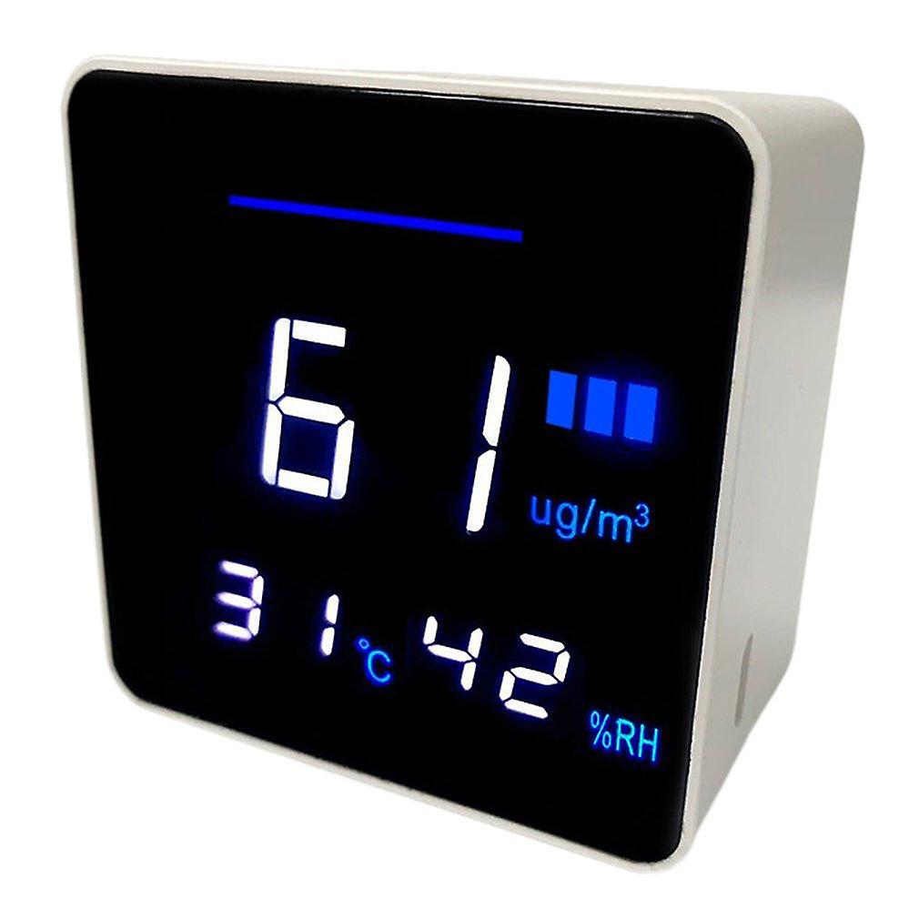 Household Air Quality Pm2.5 Tester With Quantity Of Electricity Temperature Humidity Display Air Quality Detector