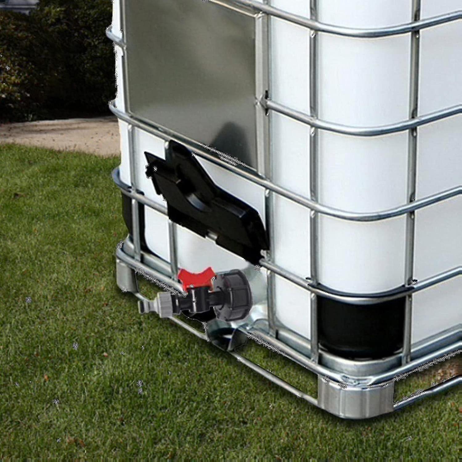 1000 Liter Ibc Water Tank With S60x6 Adapter Valve And 3/4-Yvan (only Faucet)