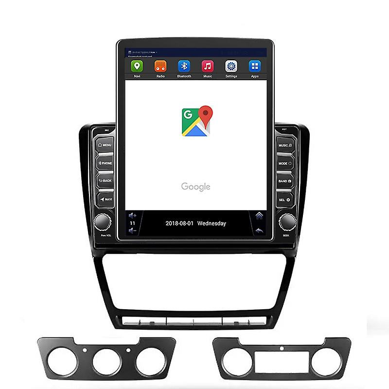 Car Radio for Skoda Octavia 2 A5 2004-2013 Multimedia Video Player Carplay For Tesla Style 9.7 Inch