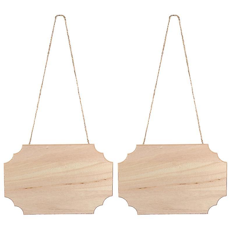 2pcs Wood Plaque