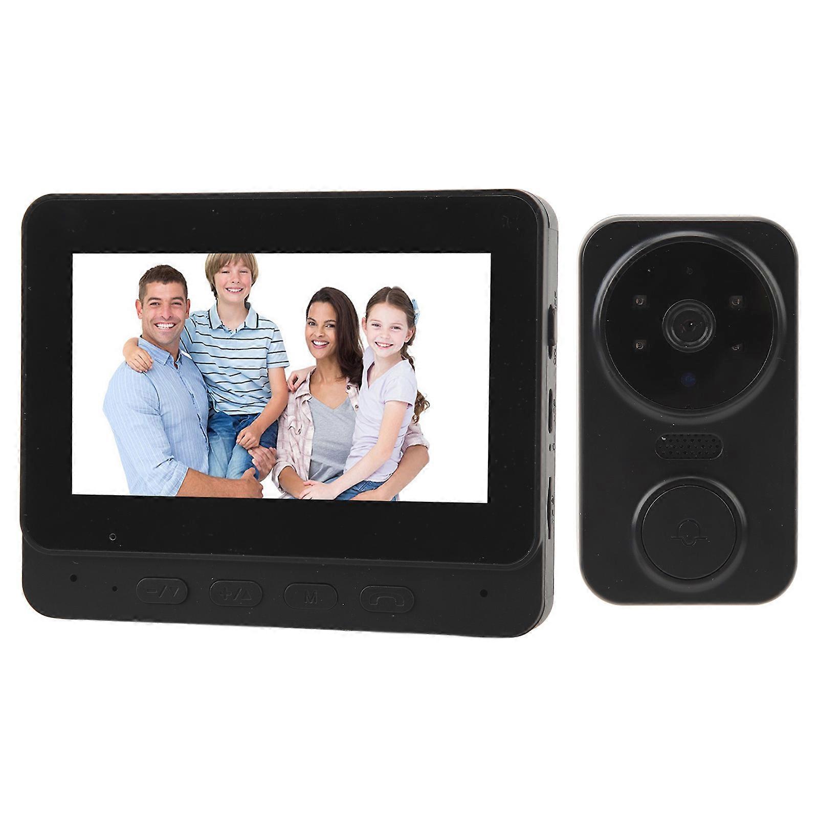 Visual Intercom Doorbell 1080P WiFi Type C 800mAh Battery
