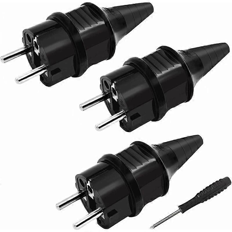 Socket outlet, Socket outlet, Socket outlet, 250V (16 A), splash proof and durable Can be used for cable 6-16 mm earthed contact plug from SEBS, IP44,