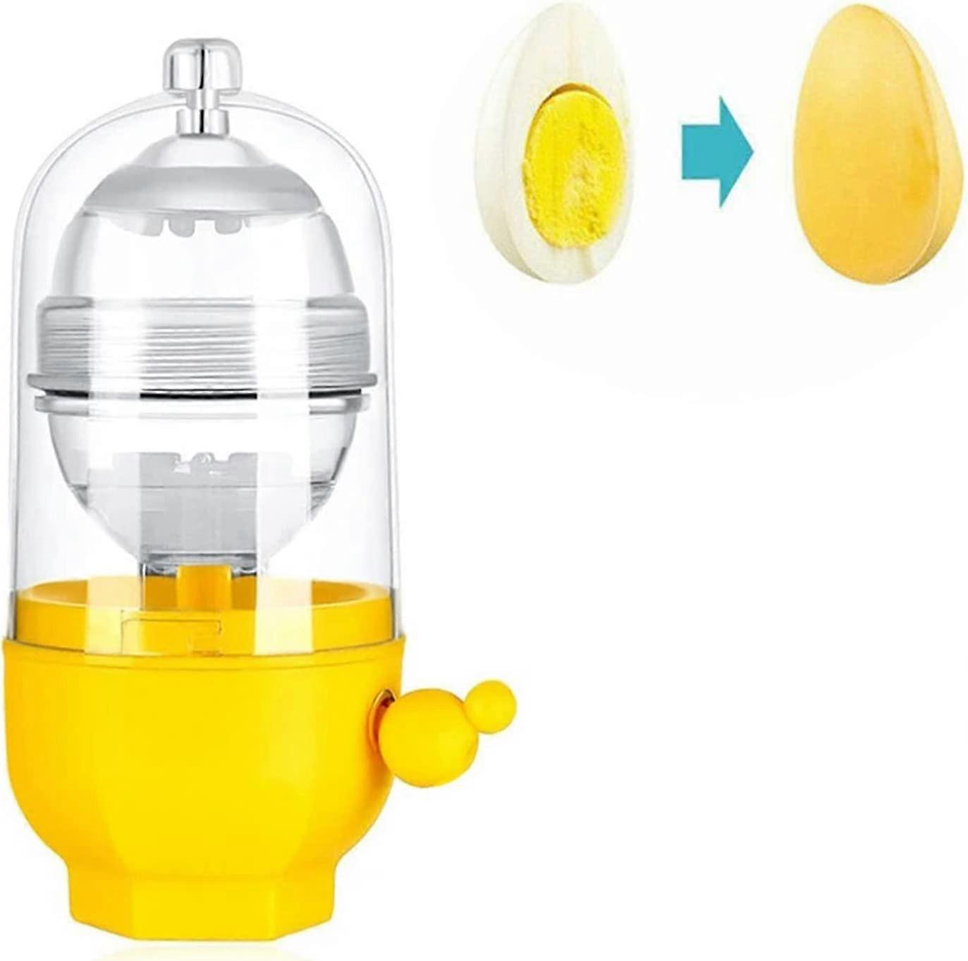 Manual egg yolk mixer, egg yolk mixer for making hard-boiled golden eggs with egg cutter