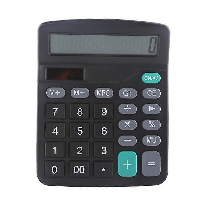 Calculator, Standard Function Desktop Calculator 14X12 CM (Black)