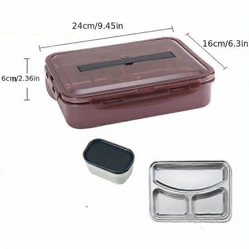 プレミアムポータブルランチボックス - マルチコンパートメント、電子レンジ&断熱暖房 - ティーンエイジャー、サラリーマン、学校、食堂のための耐久性のある弁当箱 - セント