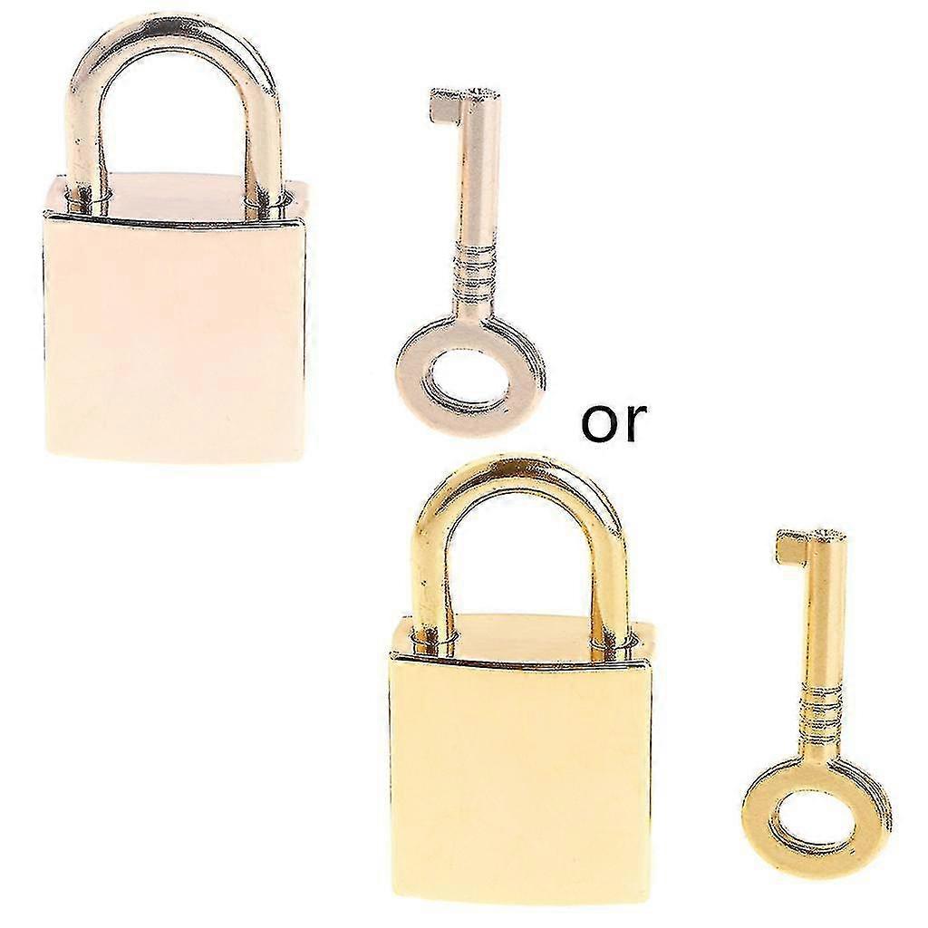 Mini Square Padlocks With Key Vintage Wish Lock Antique Personalized Padlock