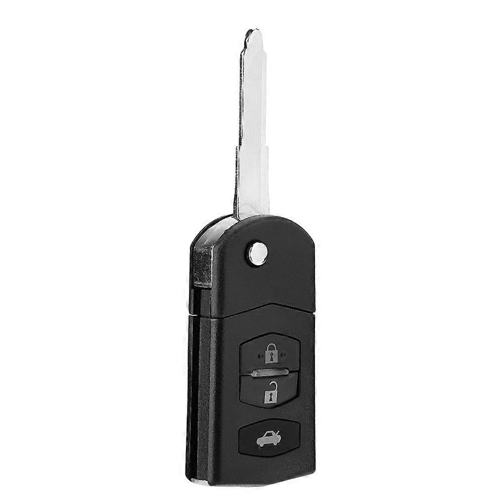 3 Button Car Remote Folding Flip Key Fob Case Blade Cover Shell Fit for MAZDA 2 3 5 6 RX8 MX5
